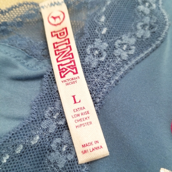 Victoria's Secret PINK Vintage Lace Extra Low Rise Cheeky Hipster Panty NWT - Picture 8 of 11